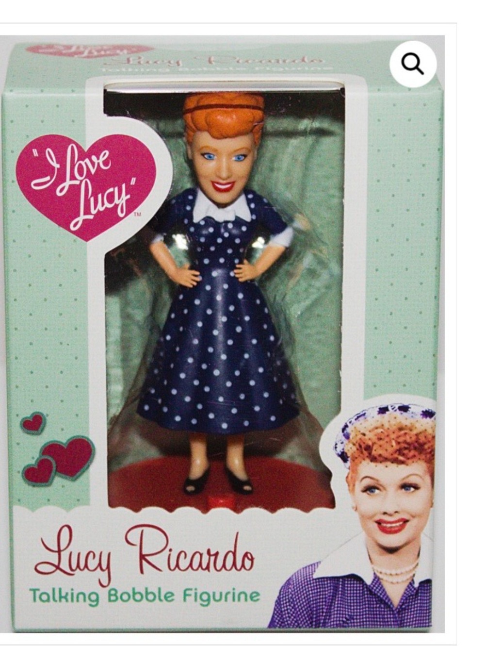 Lucy Ricardo Talking Bobble Figurine